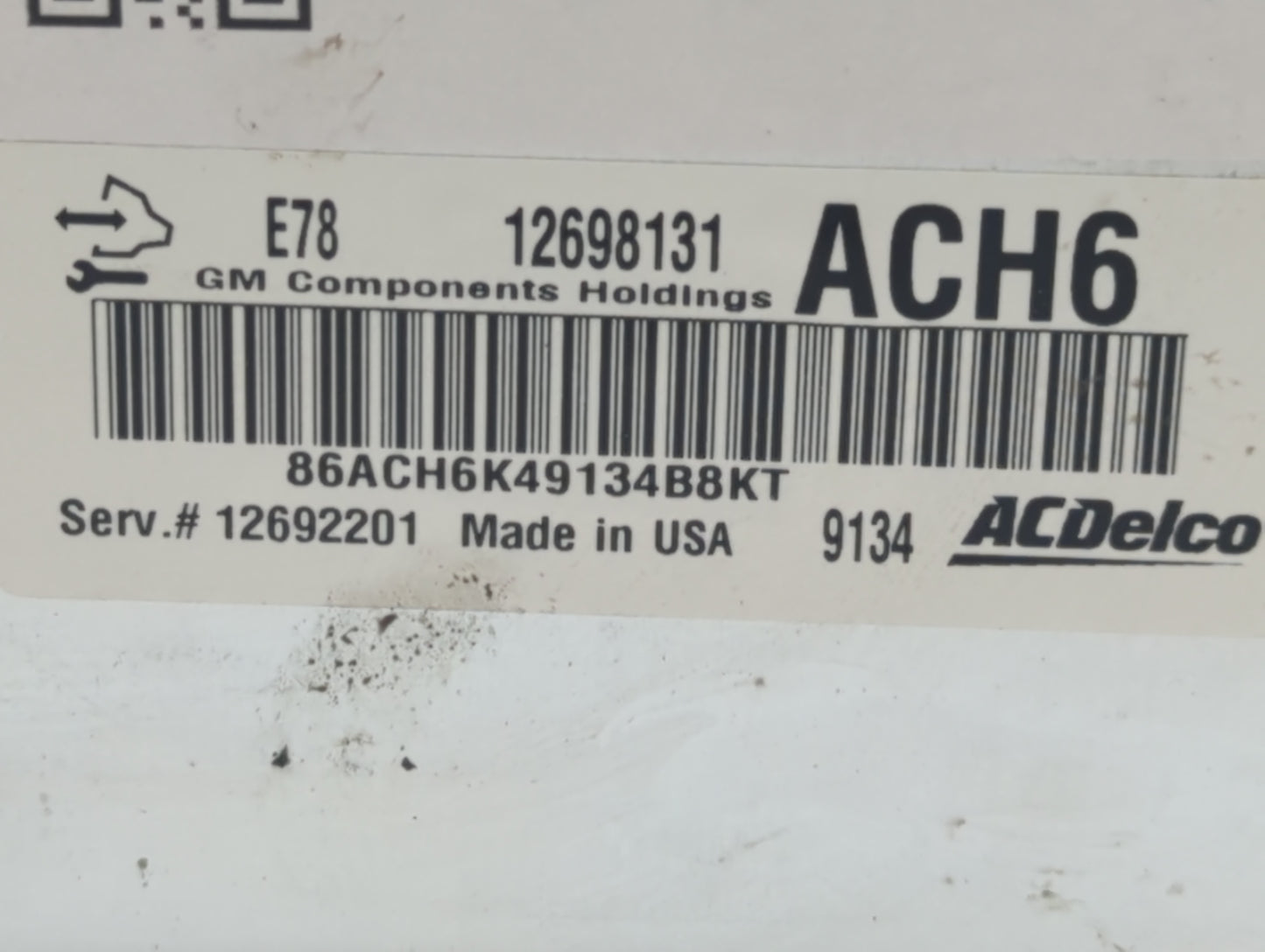 2017-2021 Chevrolet Trax PCM Engine Control Computer ECU ECM PCU OEM P/N:12698131 Fits Fits 2017 2018 2019 2020 2021 OEM Use
