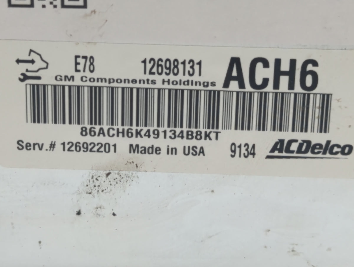 2017-2021 Chevrolet Trax PCM Engine Control Computer ECU ECM PCU OEM P/N:12698131 Fits 2017 2018 2019 2020 2021 OEM Used Aut