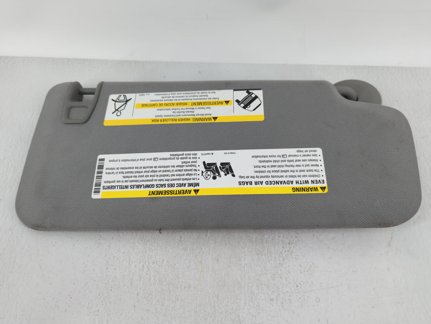 2017-2021 Chevrolet Trax Sun Visor Shade Replacement Passenger Right Mirror Fits Fits 2017 2018 2019 2020 2021 OEM Used Auto