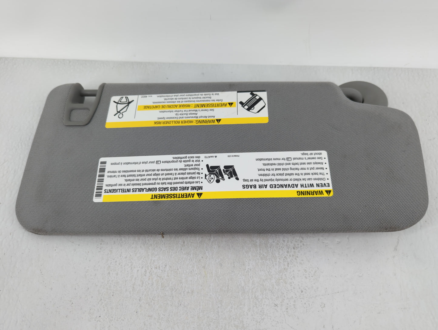 2017-2021 Chevrolet Trax Sun Visor Shade Replacement Passenger Right Mirror Fits Fits 2017 2018 2019 2020 2021 OEM Used Auto