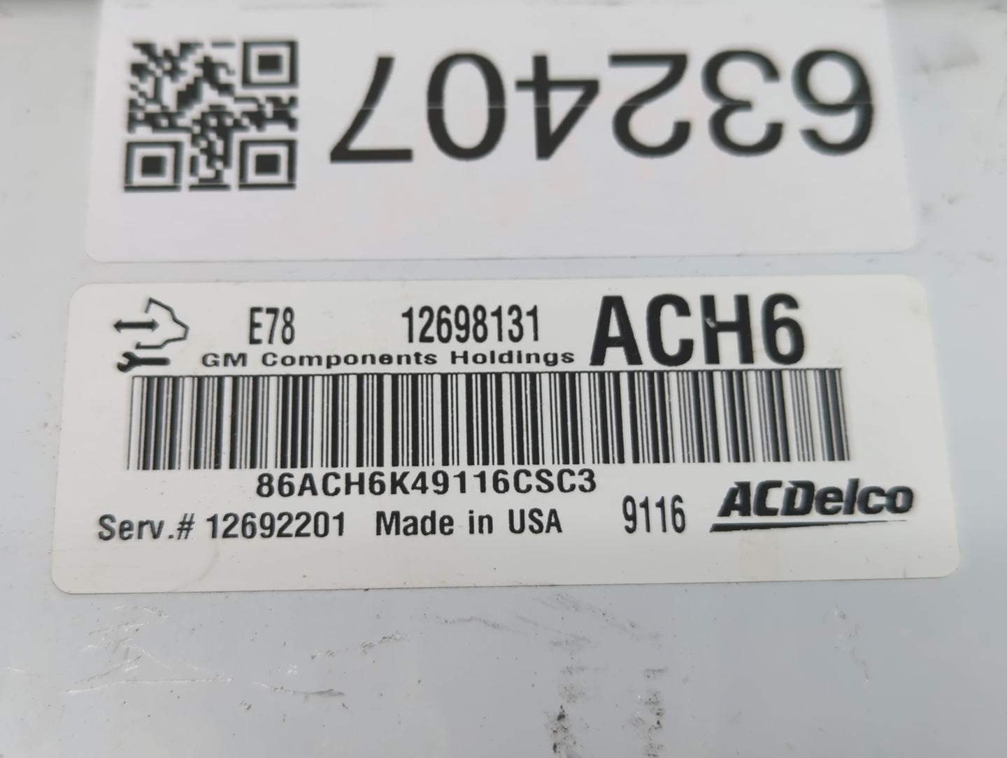 2017-2021 Chevrolet Trax PCM Engine Control Computer ECU ECM PCU OEM P/N:E78 12698131 Fits Fits 2017 2018 2019 2020 2021 OEM