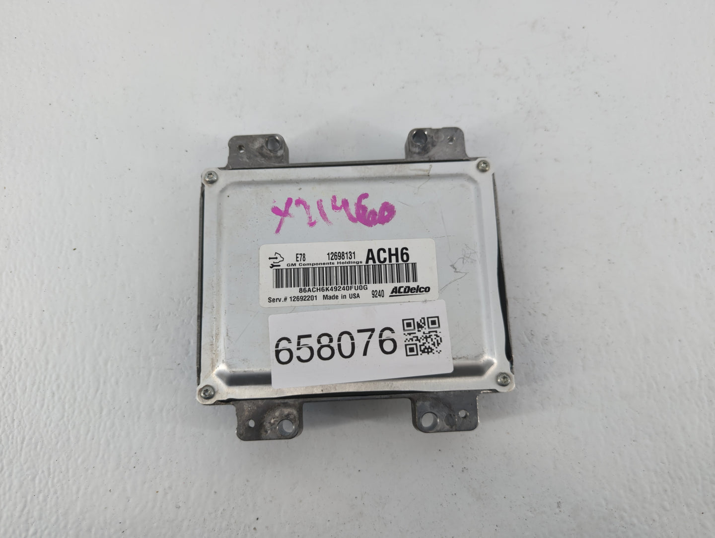 2017-2021 Chevrolet Trax PCM Engine Control Computer ECU ECM PCU OEM P/N:E78 12698131 Fits Fits 2017 2018 2019 2020 2021 OEM
