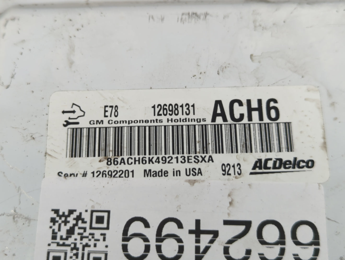 2017-2021 Chevrolet Trax PCM Engine Control Computer ECU ECM PCU OEM P/N:12692201 12698131 Fits Fits 2017 2018 2019 2020 202
