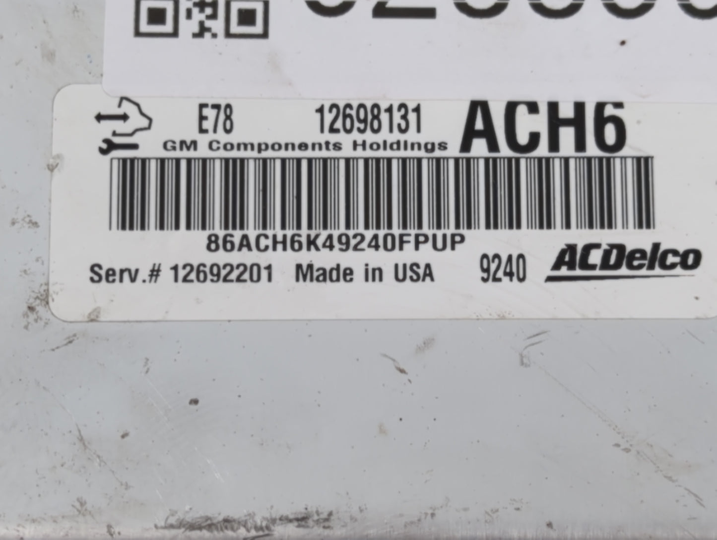 2017-2021 Chevrolet Trax PCM Engine Control Computer ECU ECM PCU OEM P/N:12698131 Fits Fits 2017 2018 2019 2020 2021 OEM Use