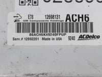2017-2021 Chevrolet Trax PCM Engine Control Computer ECU ECM PCU OEM P/N:12698131 Fits Fits 2017 2018 2019 2020 2021 OEM Use