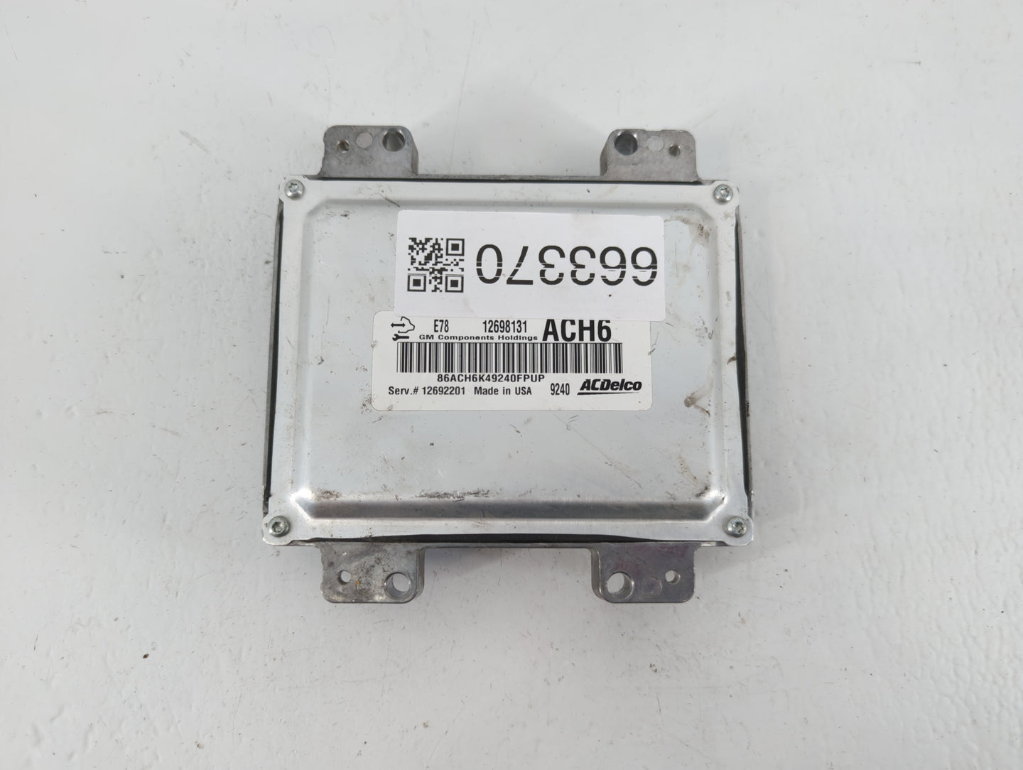 2017-2021 Chevrolet Trax PCM Engine Control Computer ECU ECM PCU OEM P/N:12698131 Fits Fits 2017 2018 2019 2020 2021 OEM Use