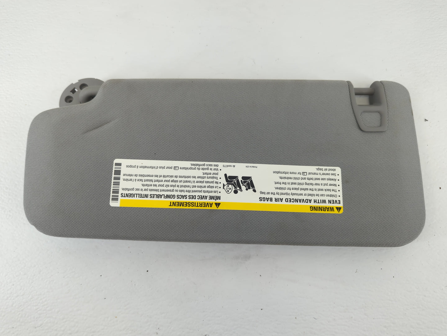 2017-2021 Chevrolet Trax Sun Visor Shade Replacement Passenger Right Mirror Fits Fits 2017 2018 2019 2020 2021 OEM Used Auto