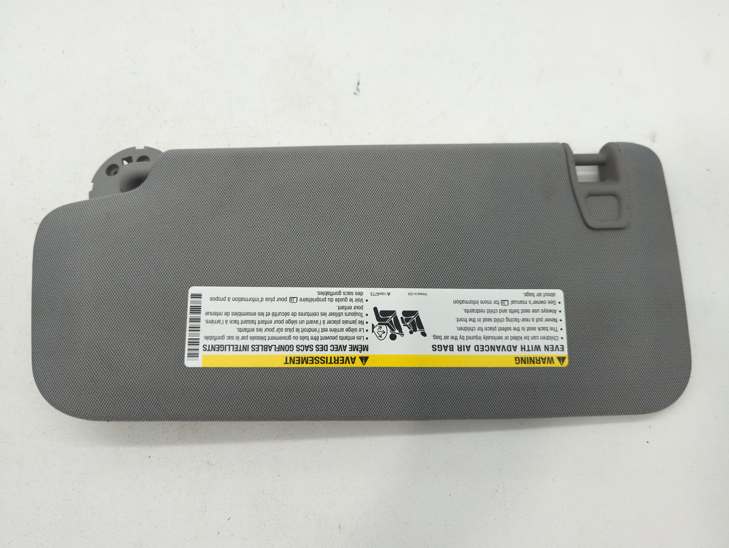 2017-2021 Chevrolet Trax Sun Visor Shade Replacement Passenger Right Mirror Fits Fits 2017 2018 2019 2020 2021 OEM Used Auto