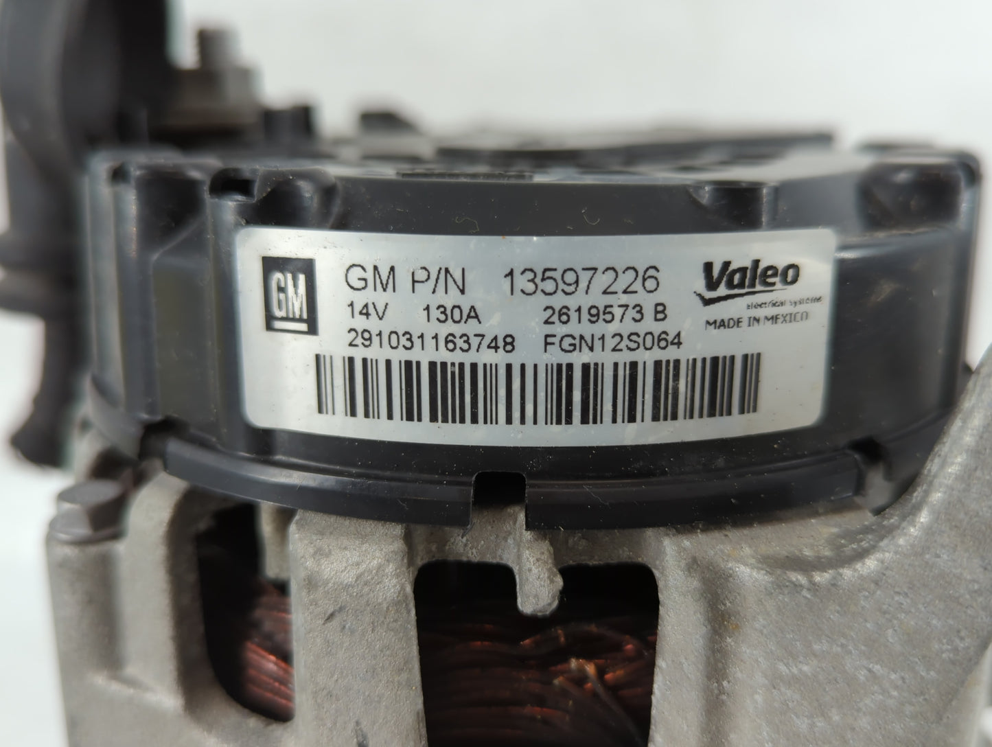 2013-2021 Chevrolet Trax Alternator Replacement Generator Charging Assembly Engine OEM P/N:13597226 Fits OEM Used Auto Parts