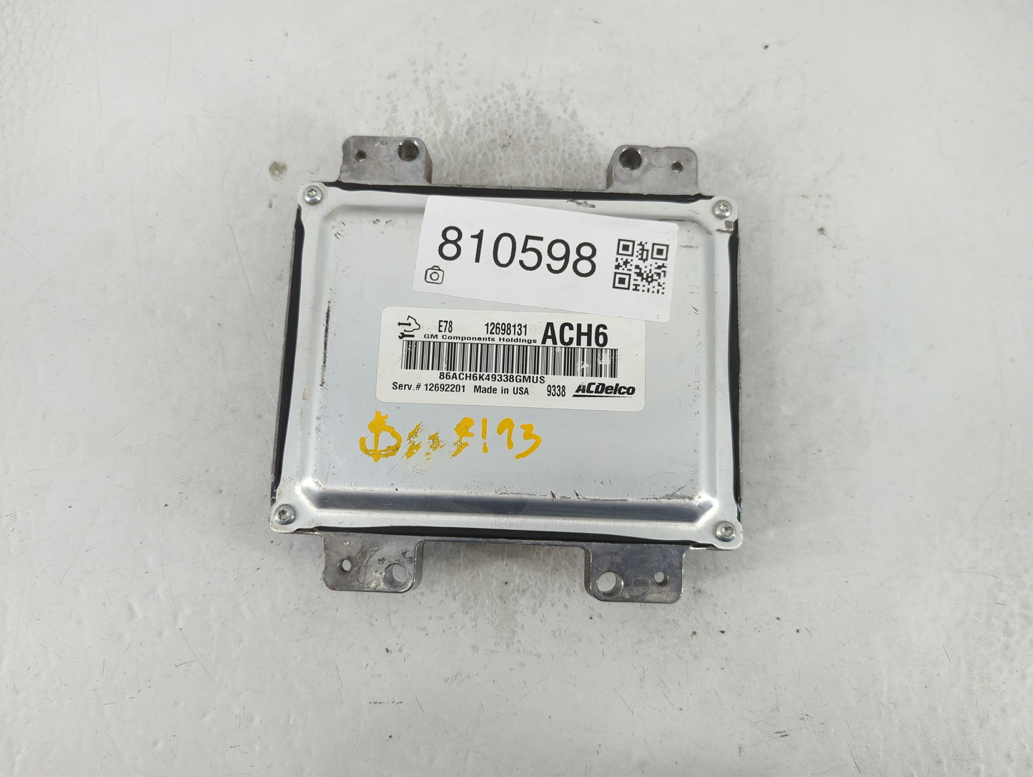 2017-2021 Chevrolet Trax PCM Engine Control Computer ECU ECM PCU OEM P/N:12692201 12698131 Fits Fits 2017 2018 2019 2020 202