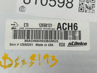 2017-2021 Chevrolet Trax PCM Engine Control Computer ECU ECM PCU OEM P/N:12692201 12698131 Fits Fits 2017 2018 2019 2020 202
