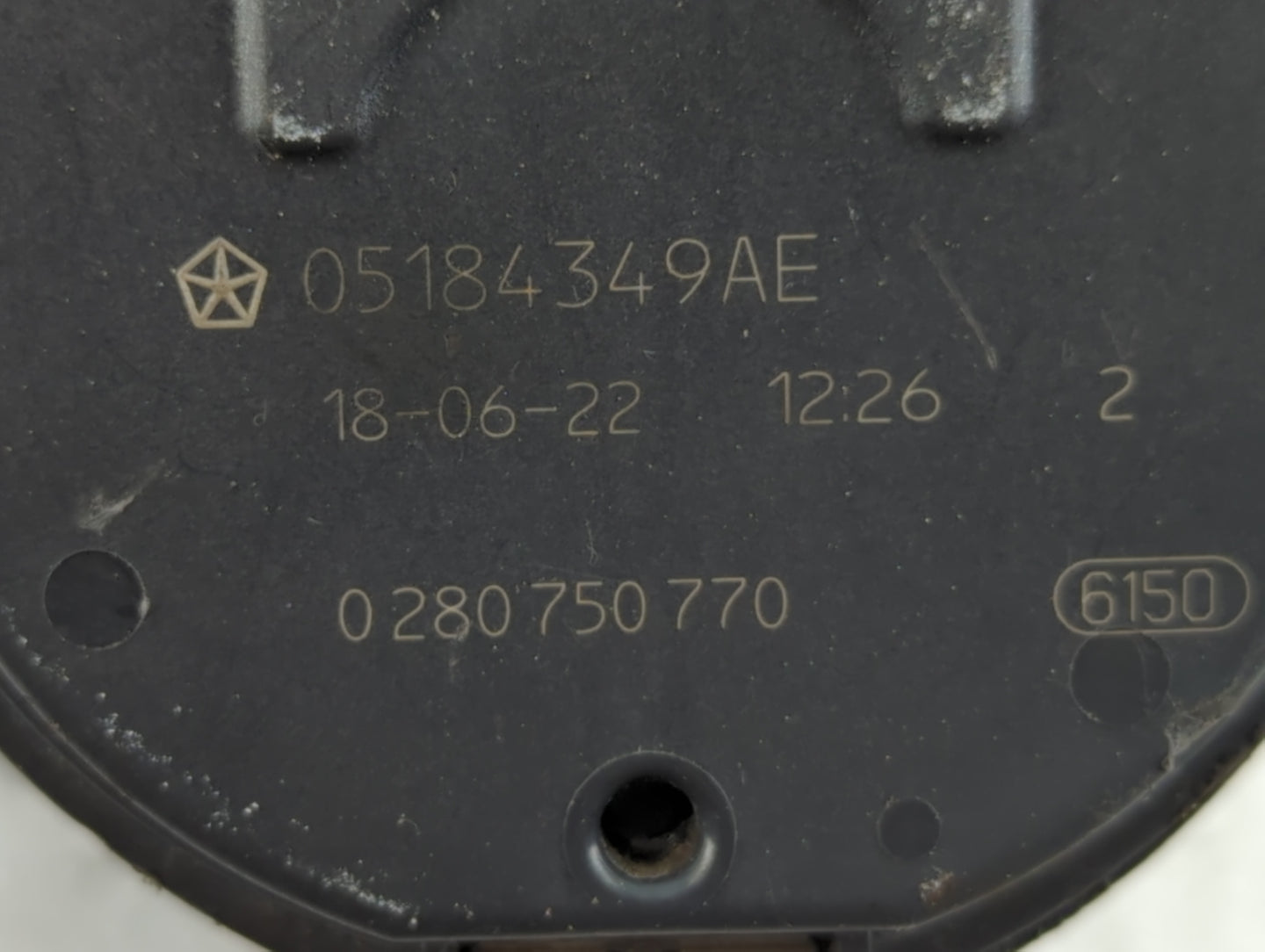 2011-2022 Chrysler 300 Throttle Body P/N:0 280 750 770 05184349AE Fits OEM Used Auto Parts - Oemusedautoparts1.com