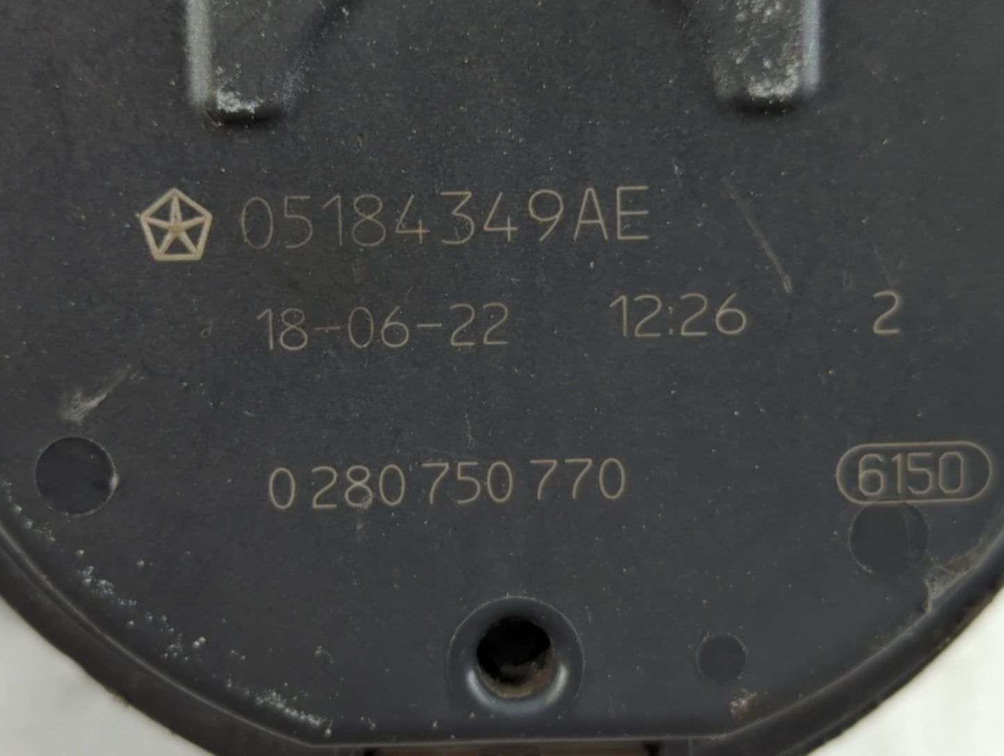 2011-2022 Chrysler 300 Throttle Body P/N:0 280 750 770 05184349AE Fits OEM Used Auto Parts - Oemusedautoparts1.com