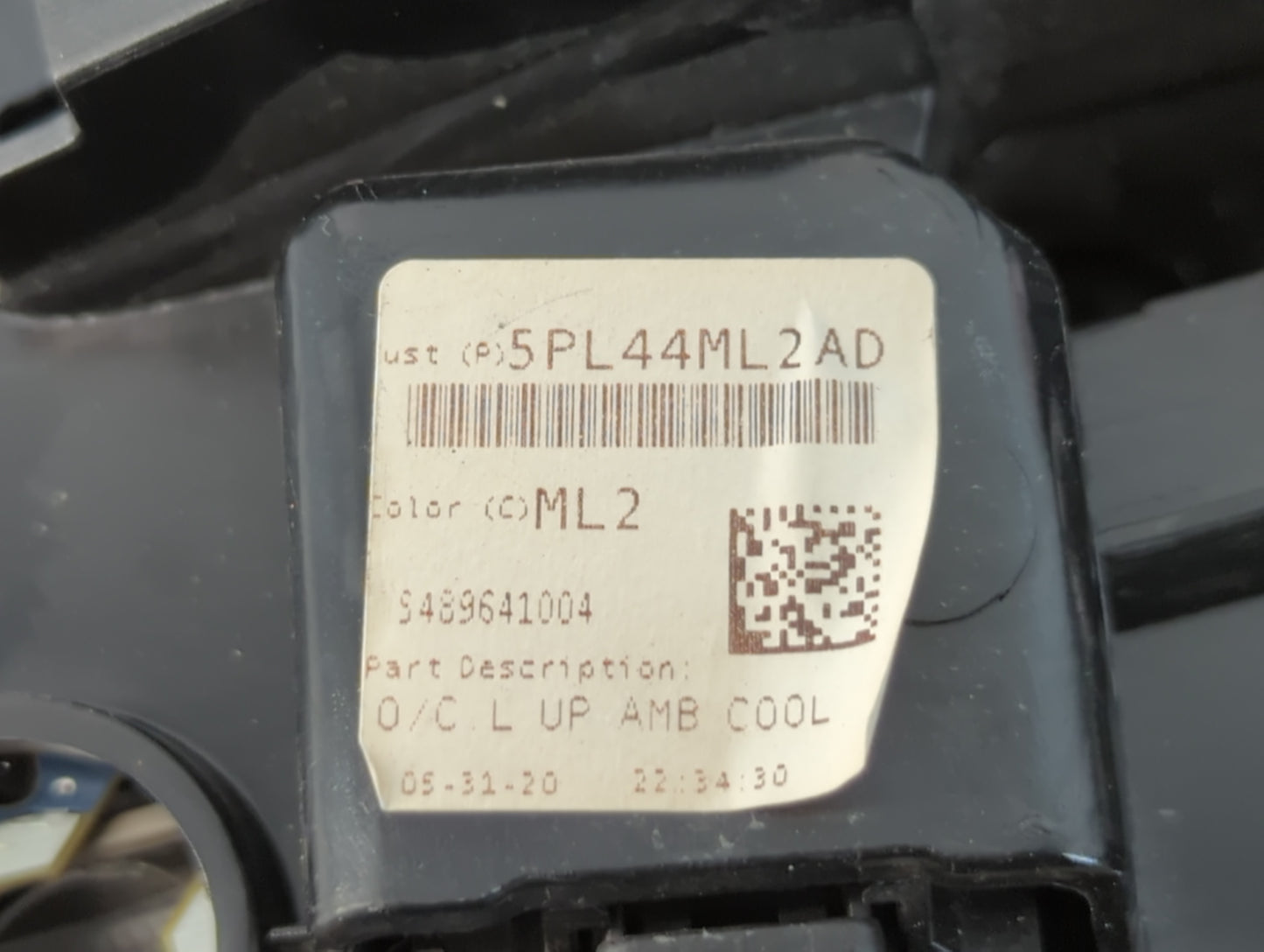 2020 Chrysler 300 Overhead Roof Console - Oemusedautoparts1.com