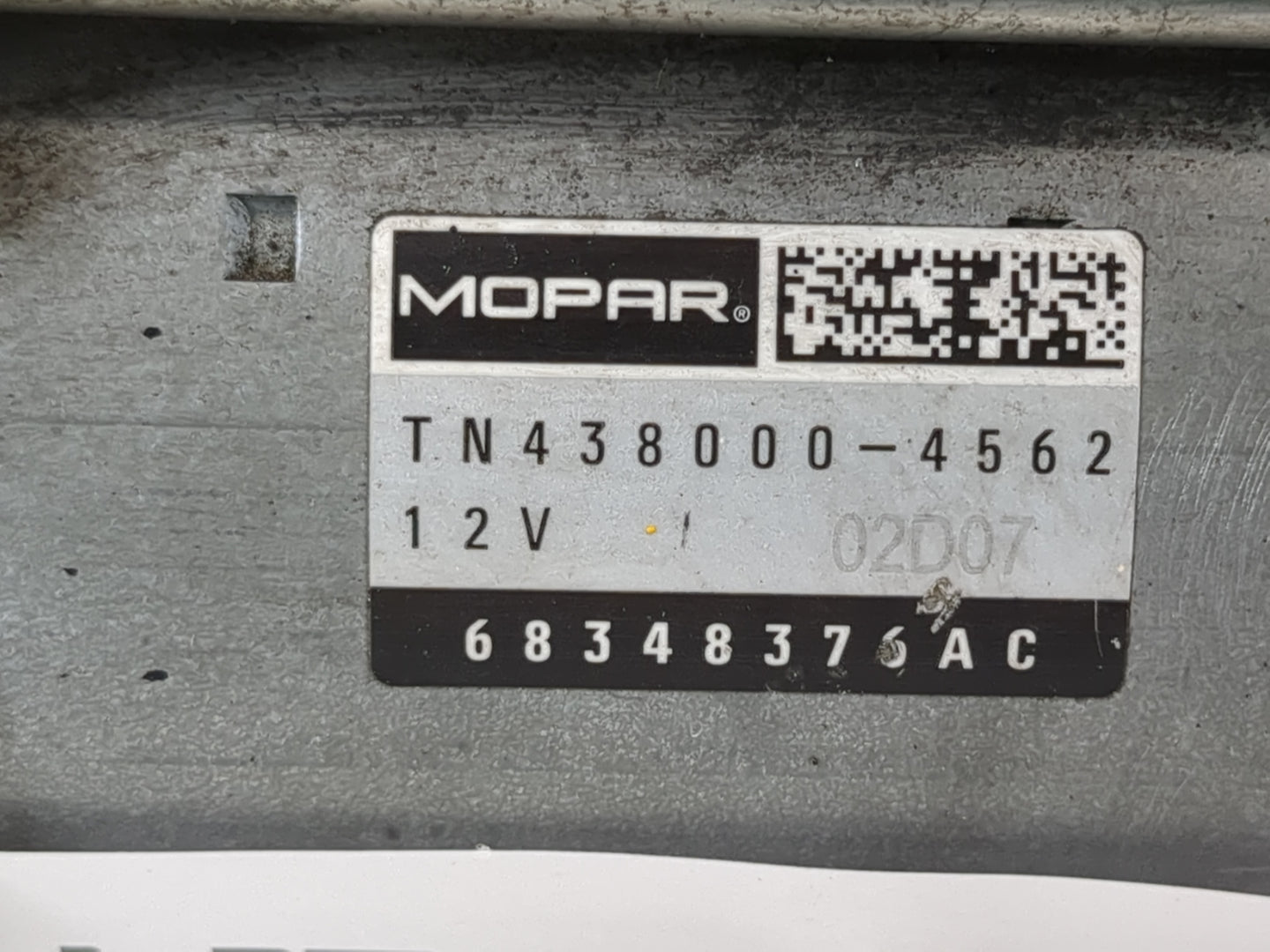 2017-2020 Chrysler Pacifica Car Starter Motor Solenoid OEM P/N:68348376AC TN438000-4562 Fits Fits 2017 2018 2019 2020 2022 O