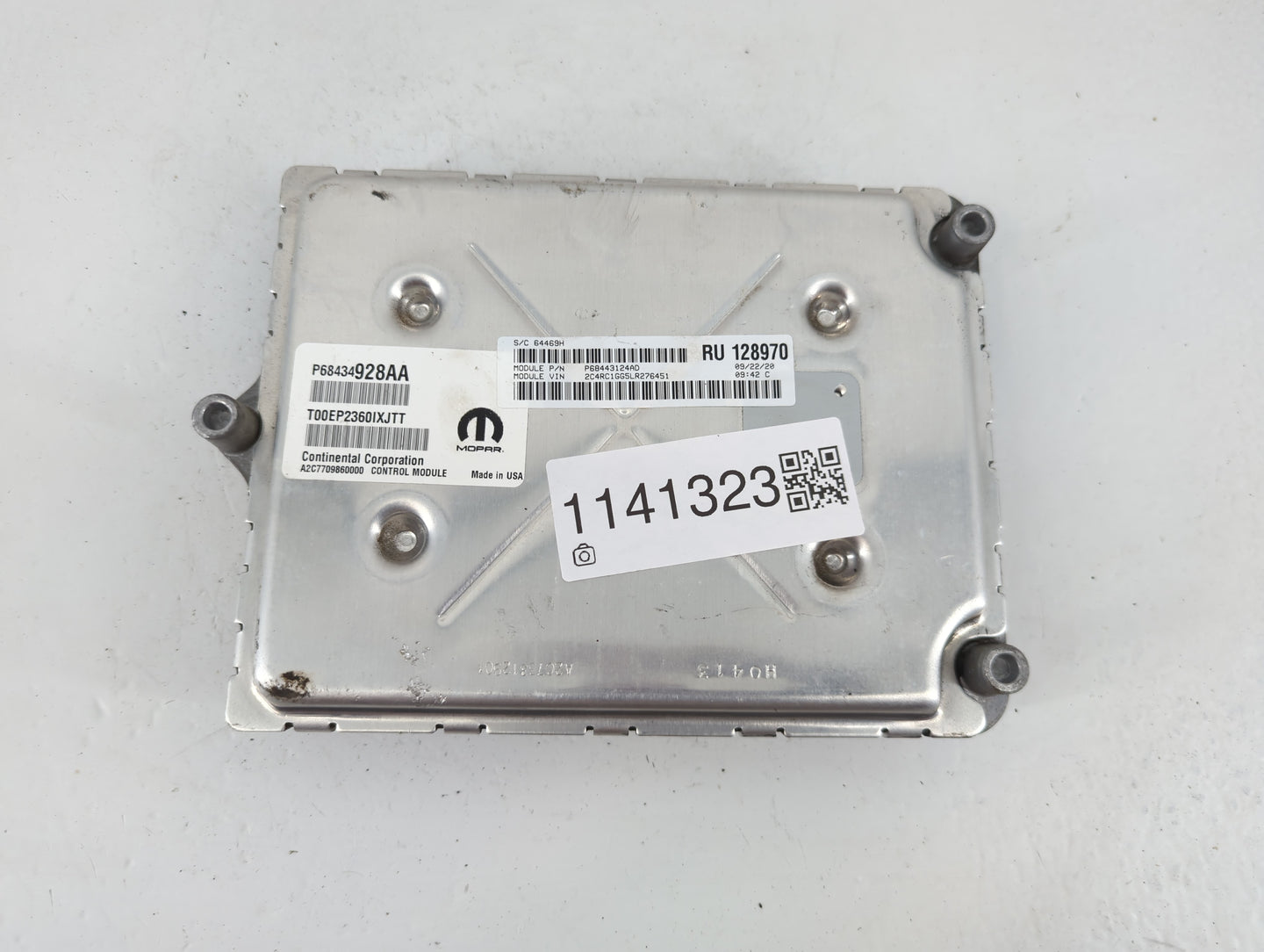 2020-2022 Chrysler Pacifica PCM Engine Control Computer ECU ECM PCU OEM P/N:P68434928AA Fits Fits 2020 2021 2022 OEM Used Au