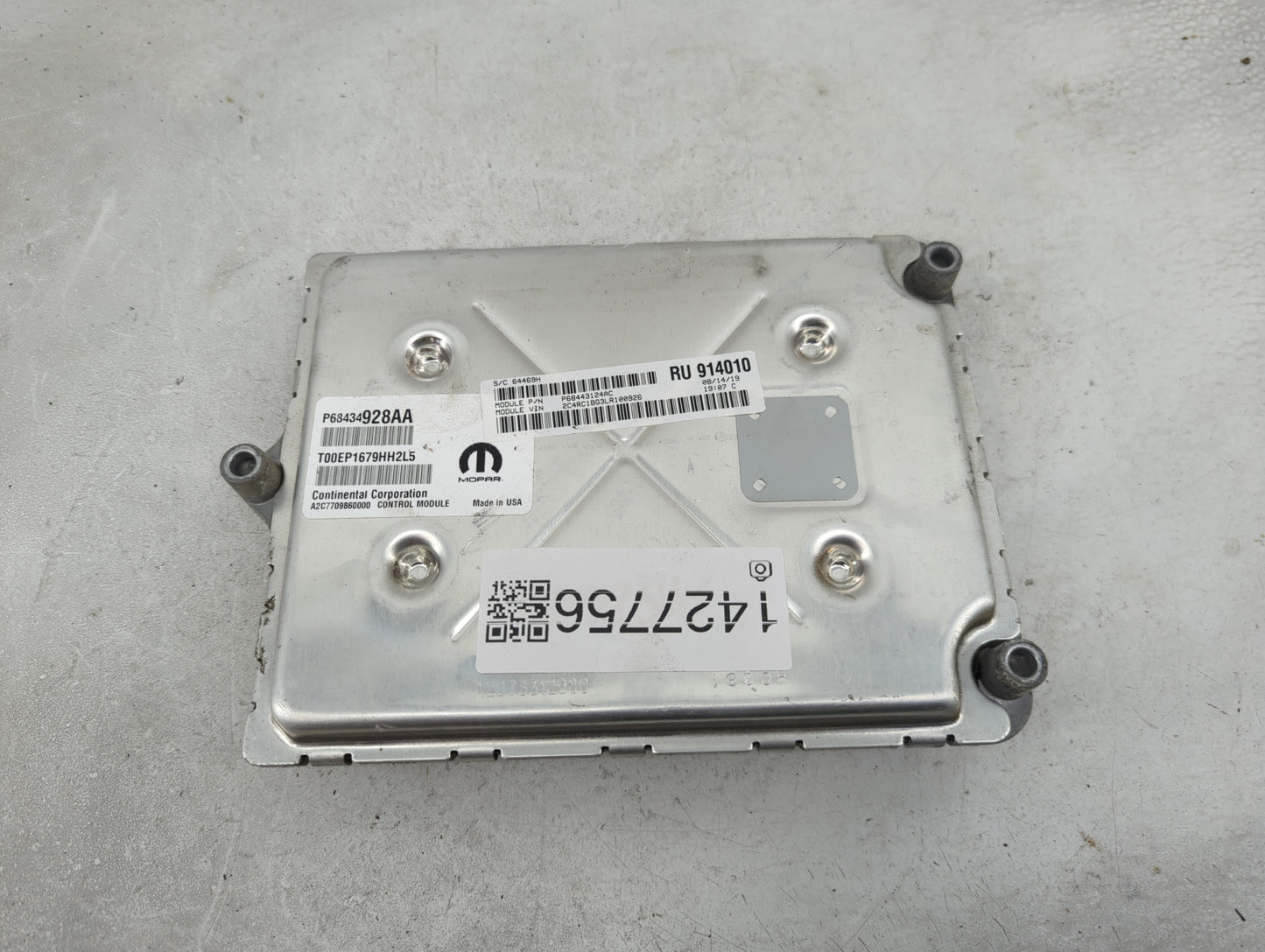 2020-2022 Chrysler Pacifica PCM Engine Control Computer ECU ECM PCU OEM P/N:P68443124AC P68434928AA Fits Fits 2020 2021 2022