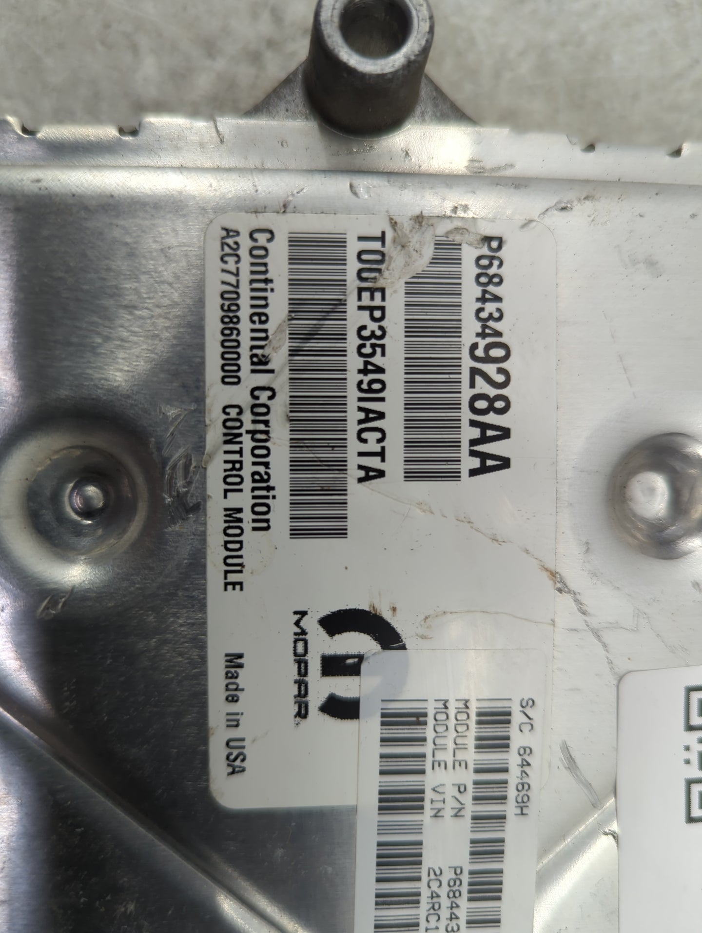2020-2022 Chrysler Pacifica PCM Engine Control Computer ECU ECM PCU OEM P/N:P68434928AA A2C73312800 Fits Fits 2020 2021 2022