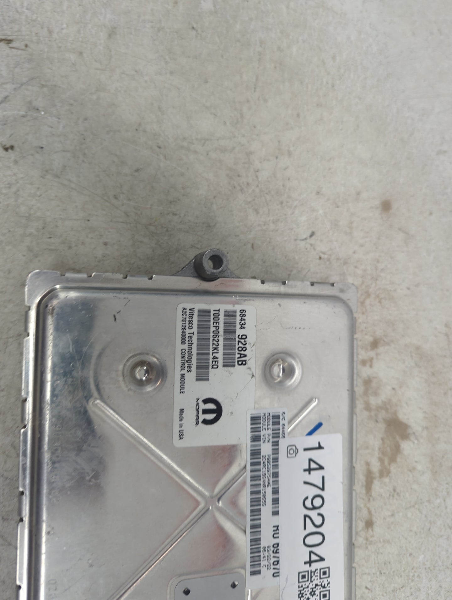 2020-2022 Chrysler Pacifica PCM Engine Control Computer ECU ECM PCU OEM P/N:68434928AB T00EP0622KL4EQ Fits Fits 2020 2021 20