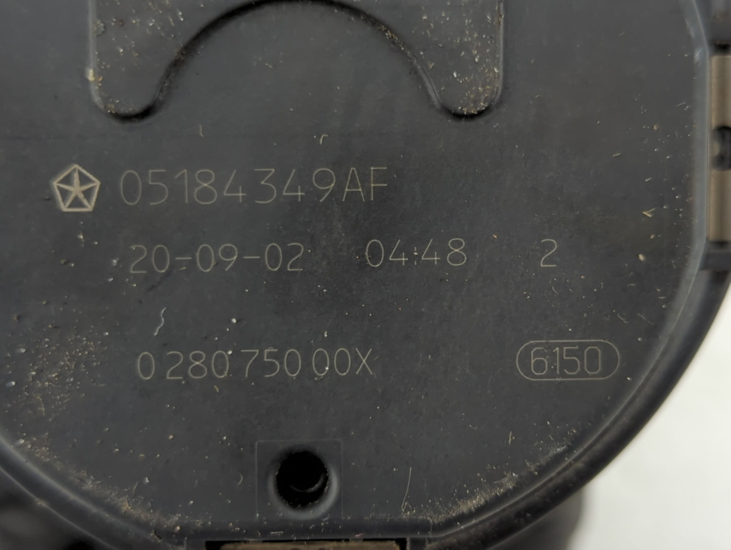 2017 Chrysler Pacifica Throttle Body P/N:05184349AF 05184349AE, 05184349AD Fits Fits 2011 2012 2013 2014 2015 2016 2018 2019