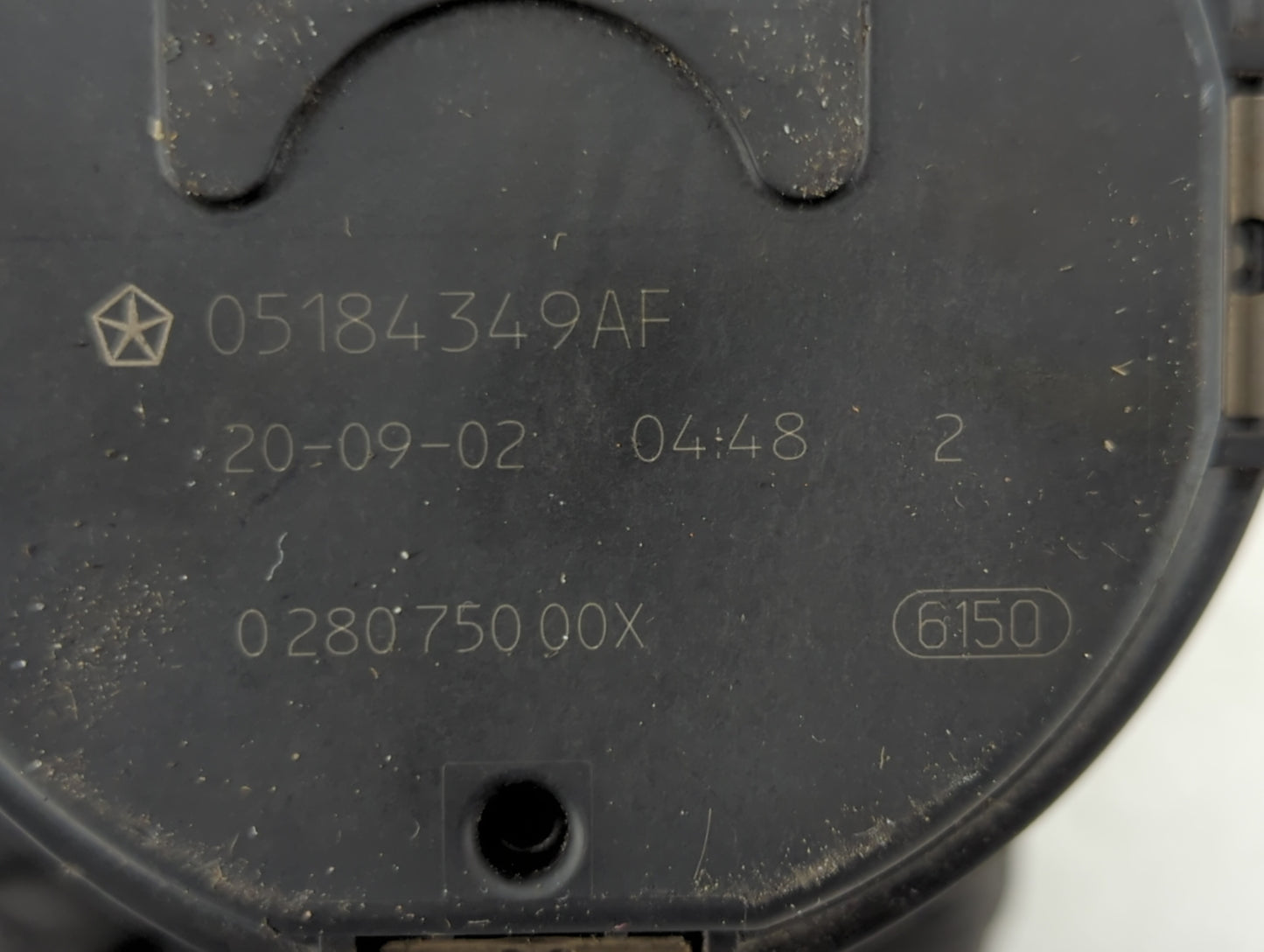 2017 Chrysler Pacifica Throttle Body P/N:05184349AF 05184349AE, 05184349AD Fits Fits 2011 2012 2013 2014 2015 2016 2018 2019