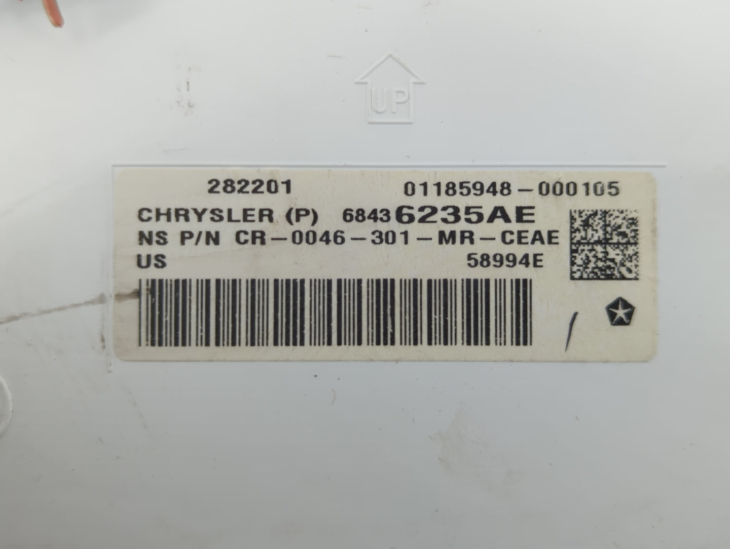 2020 Chrysler Pacifica Instrument Cluster Speedometer Gauges P/N:68436235AE Fits OEM Used Auto Parts - Oemusedautoparts1.com