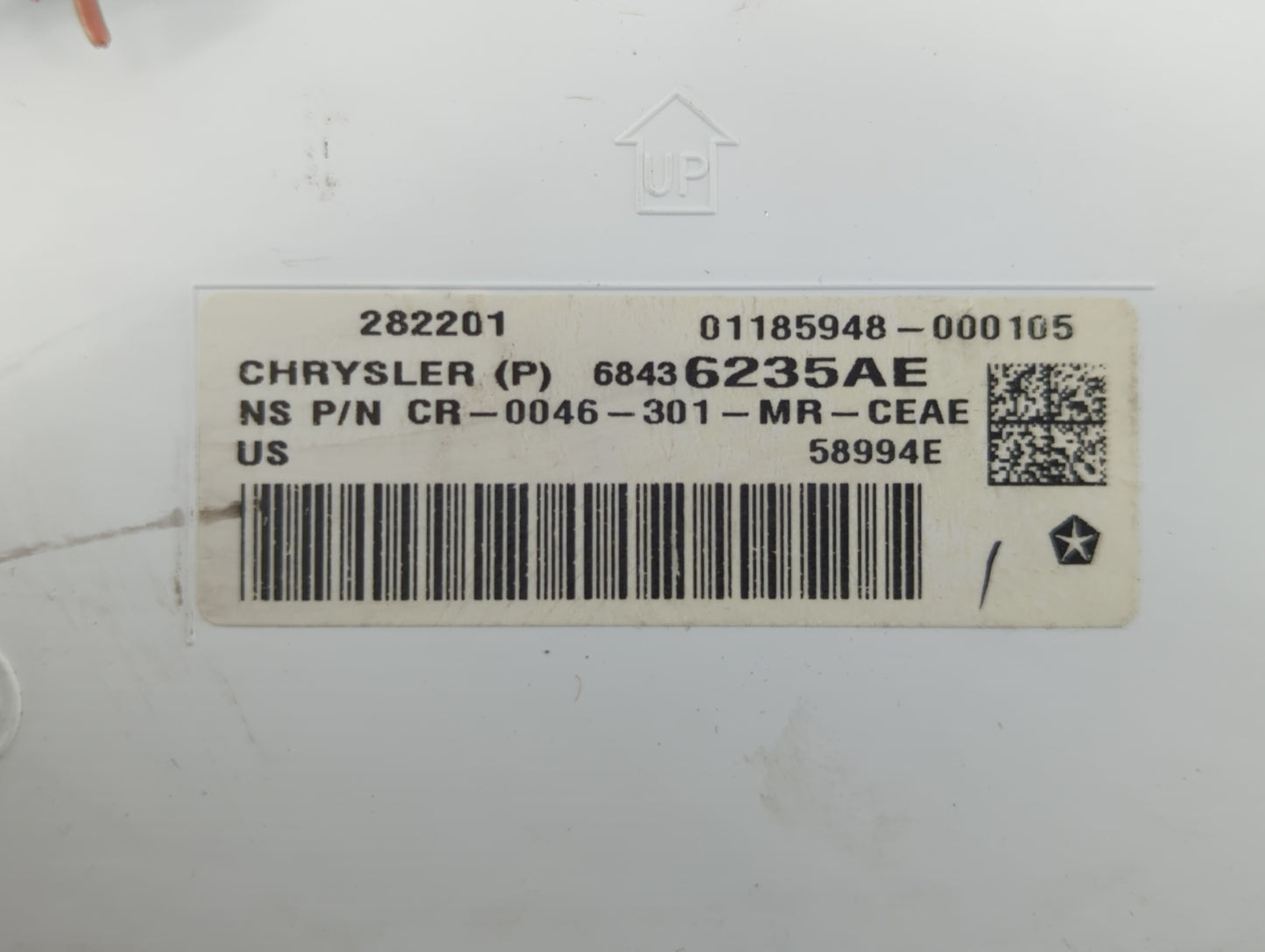 2020 Chrysler Pacifica Instrument Cluster Speedometer Gauges P/N:68436235AE Fits OEM Used Auto Parts - Oemusedautoparts1.com