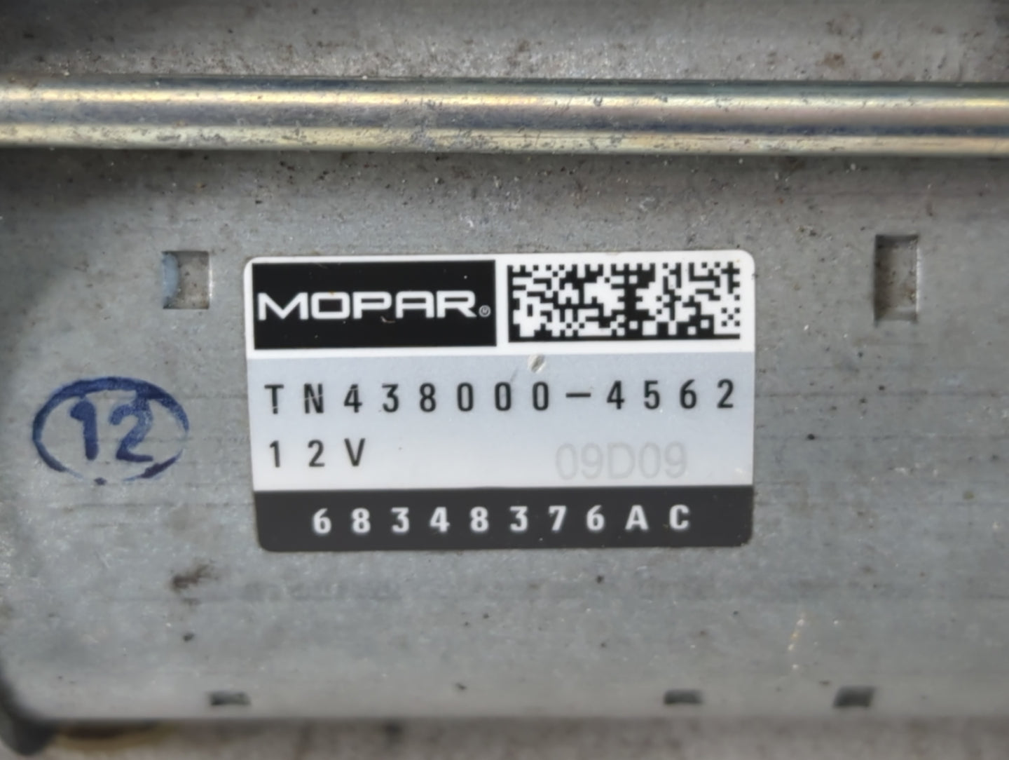 2017-2022 Chrysler Pacifica Car Starter Motor Solenoid OEM P/N:TN438000-4562 68348376AC Fits Fits 2017 2018 2019 2020 2021 2