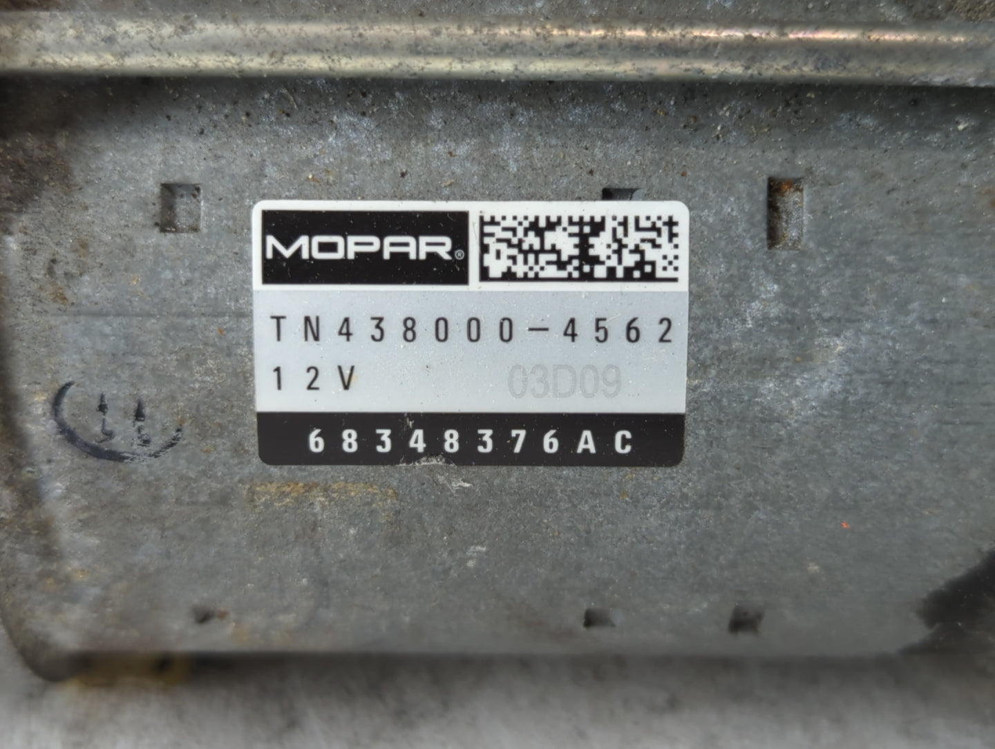 2017-2022 Chrysler Pacifica Car Starter Motor Solenoid OEM P/N:68348376AC TN438000-4562 Fits Fits 2017 2018 2019 2020 2021 2