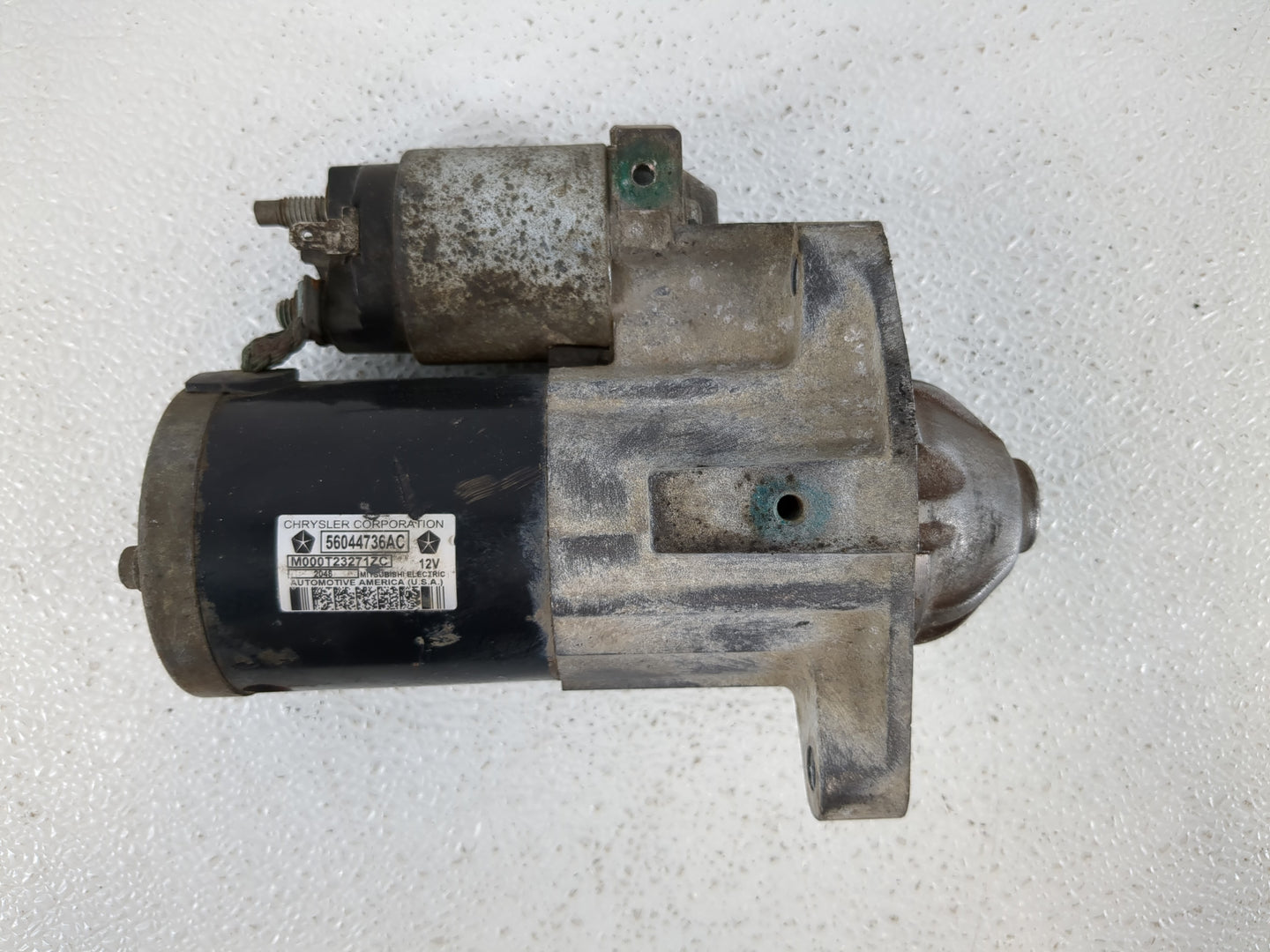 2020-2022 Chrysler Voyager Car Starter Motor Solenoid OEM P/N:56044736AC Fits Fits 2017 2018 2019 2020 2021 2022 OEM Used Au