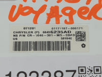 2020 Chrysler Voyager Instrument Cluster Speedometer Gauges P/N:68436235AD Fits OEM Used Auto Parts - Oemusedautoparts1.com