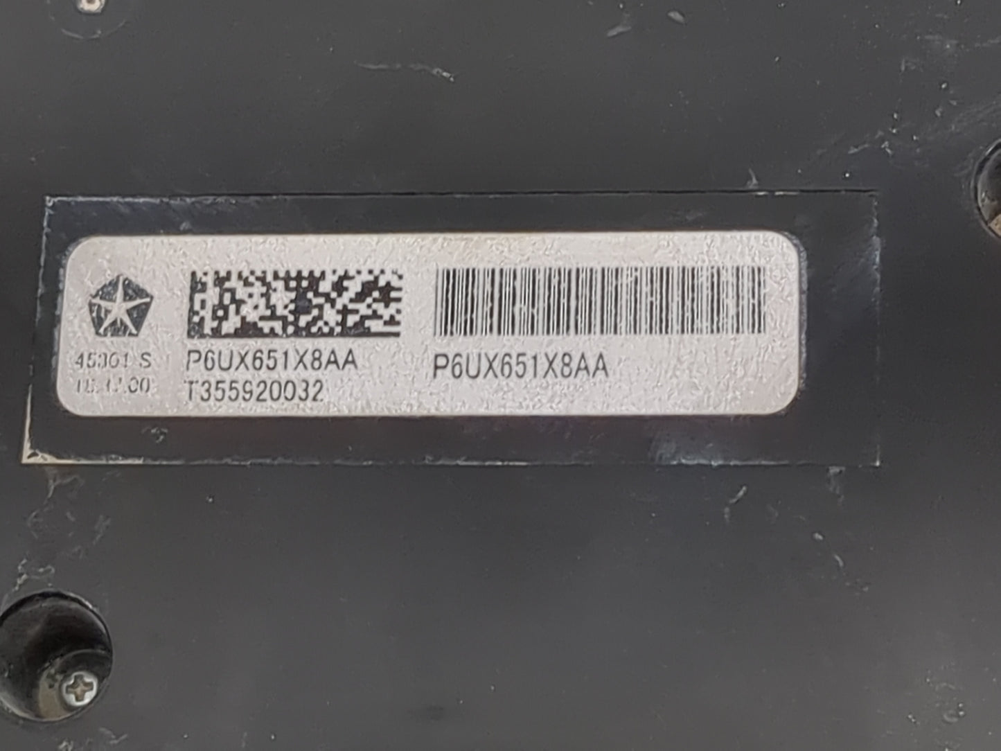 2020 Chrysler Voyager Climate Control Module Temperature AC/Heater Replacement P/N:P6UX651X8AA Fits OEM Used Auto Parts - Oe