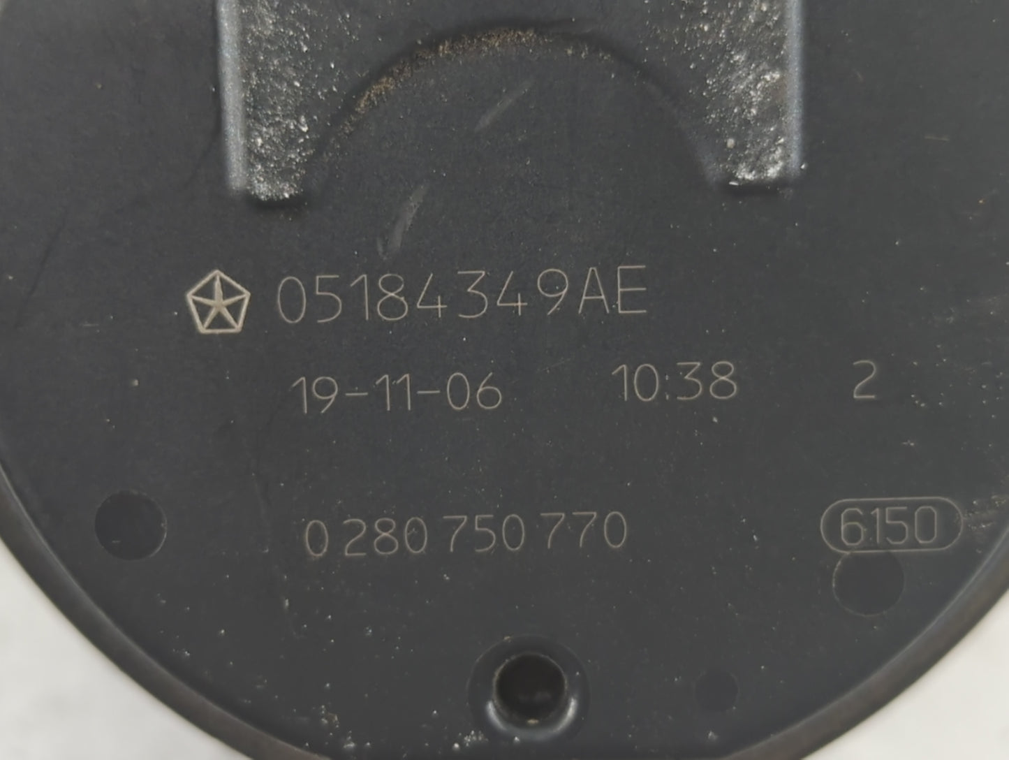 2020-2022 Chrysler Voyager Throttle Body P/N:0 280 750 770 05184349AE Fits OEM Used Auto Parts - Oemusedautoparts1.com