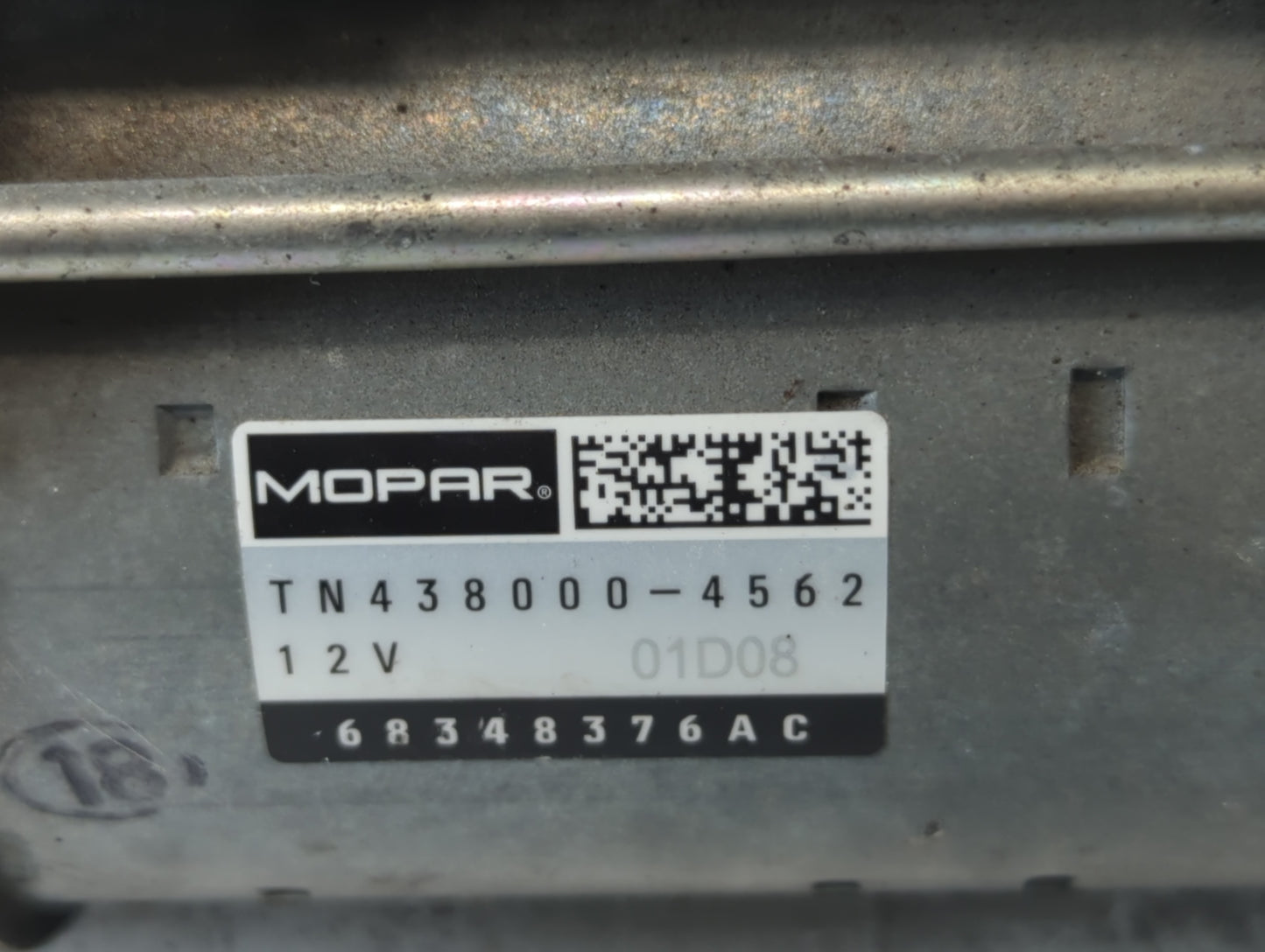 2020-2022 Chrysler Voyager Car Starter Motor Solenoid OEM P/N:68348376AA TN438000-4562 Fits Fits 2017 2018 2019 2020 2021 20