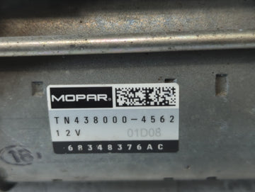 2020-2022 Chrysler Voyager Car Starter Motor Solenoid OEM P/N:68348376AA TN438000-4562 Fits Fits 2017 2018 2019 2020 2021 2022 OEM Used Auto Parts