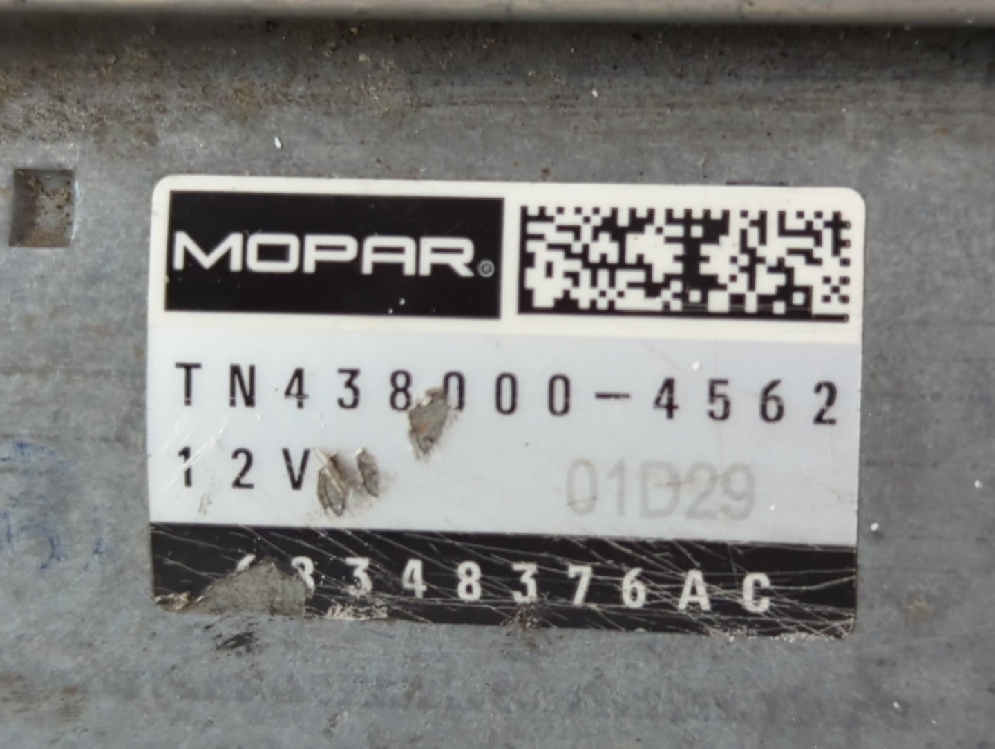 2020-2022 Chrysler Voyager Car Starter Motor Solenoid OEM P/N:TN438000-4562 Fits Fits 2017 2018 2019 2020 2021 2022 OEM Used