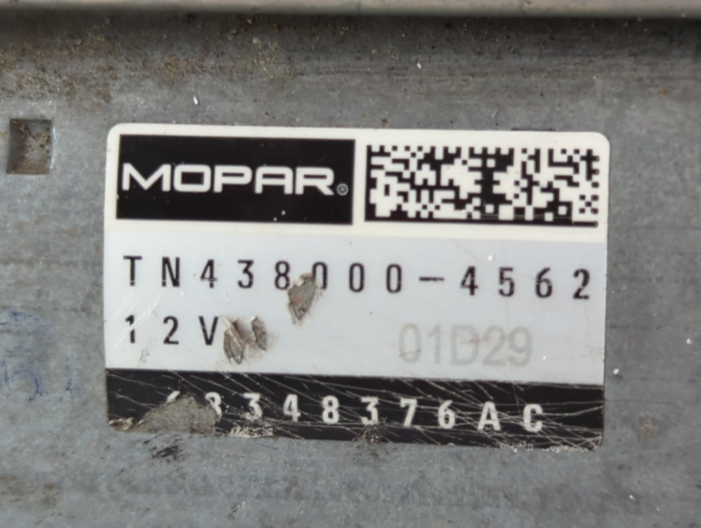 2020-2022 Chrysler Voyager Car Starter Motor Solenoid OEM P/N:TN438000-4562 Fits Fits 2017 2018 2019 2020 2021 2022 OEM Used