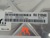 2020 Chrysler Voyager PCM Engine Control Computer ECU ECM PCU OEM P/N:P68434928AA Fits Fits 2018 2019 OEM Used Auto Parts - 