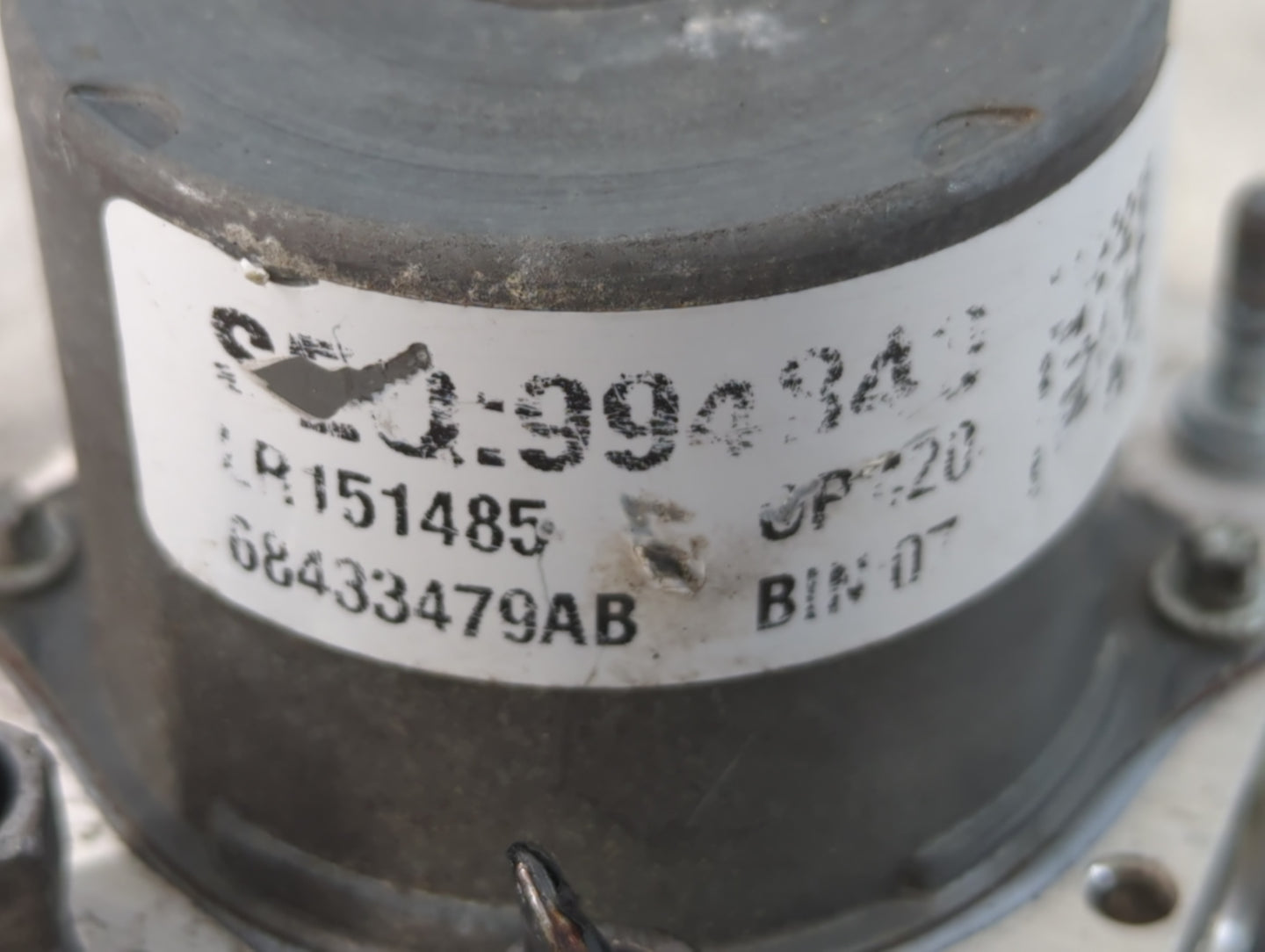 2020 Chrysler Voyager ABS Pump Control Module Replacement P/N:68433479AB Fits Fits 2019 OEM Used Auto Parts - Oemusedautopar