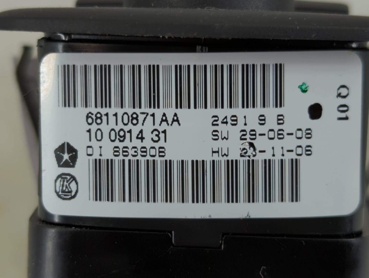 2020 Dodge Caravan Master Power Window Switch Replacement Driver Side Left P/N:68110871AA Fits OEM Used Auto Parts - Oemused