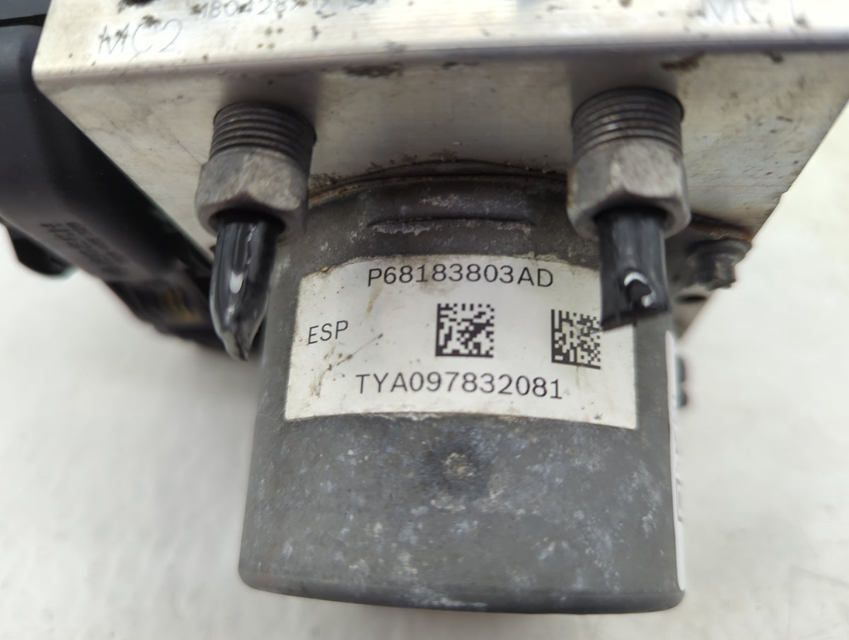 2020 Dodge Caravan Anti-Lock Brake ABS Pump Module Actuator OEM P/N:P68183803AD Fits Fits 2015 2016 2017 2018 2019 OEM Used 
