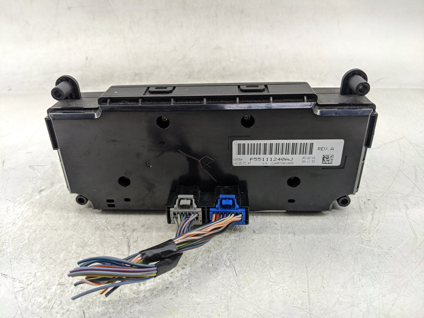 2020 Dodge Caravan Climate Control Module Temperature AC/Heater Replacement P/N:P55111240AJ P55111240AI Fits OEM Used Auto P