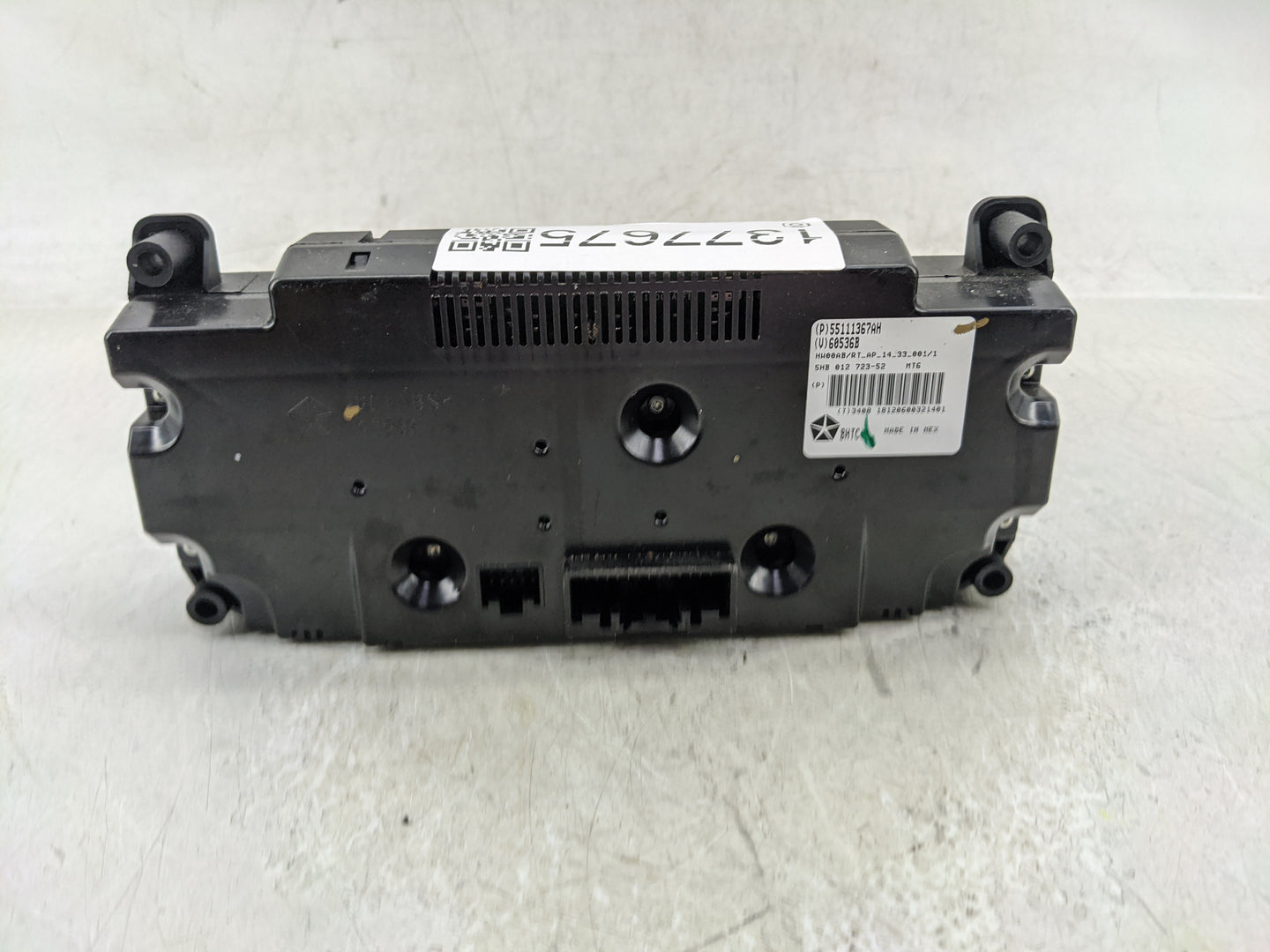 2020 Dodge Caravan Climate Control Module Temperature AC/Heater Replacement P/N:P55111367AH P55111240AJ Fits OEM Used Auto P
