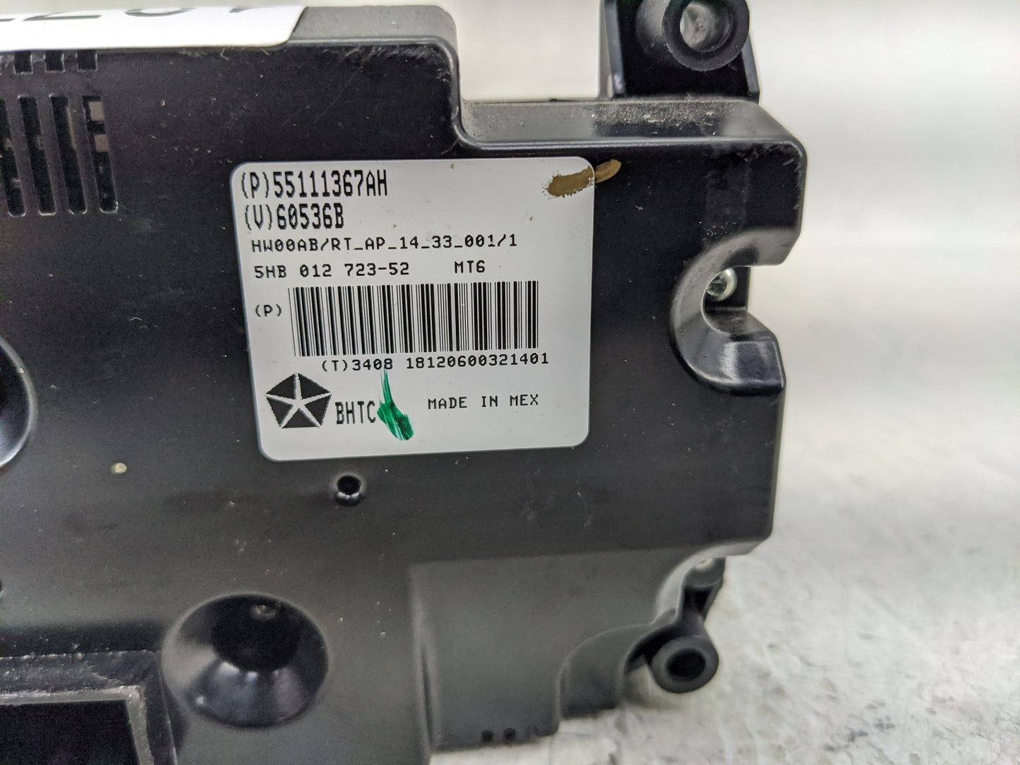 2020 Dodge Caravan Climate Control Module Temperature AC/Heater Replacement P/N:P55111367AH P55111240AJ Fits OEM Used Auto P