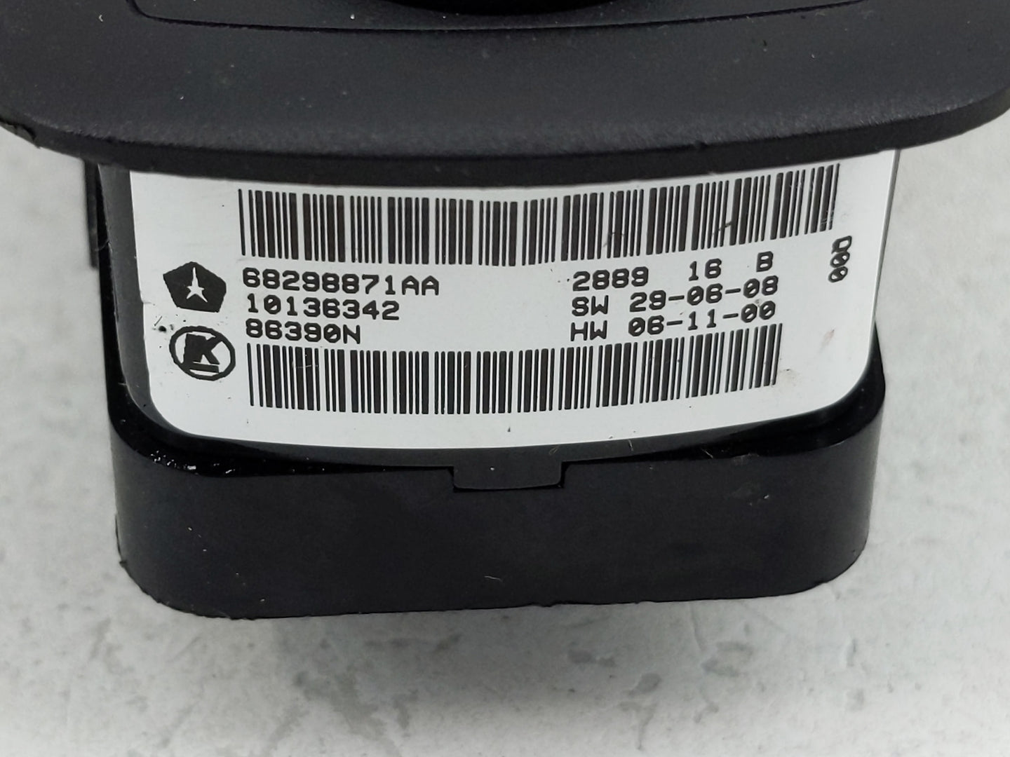 2020 Dodge Caravan Master Power Window Switch Replacement Driver Side Left P/N:68298871AA Fits OEM Used Auto Parts - Oemused