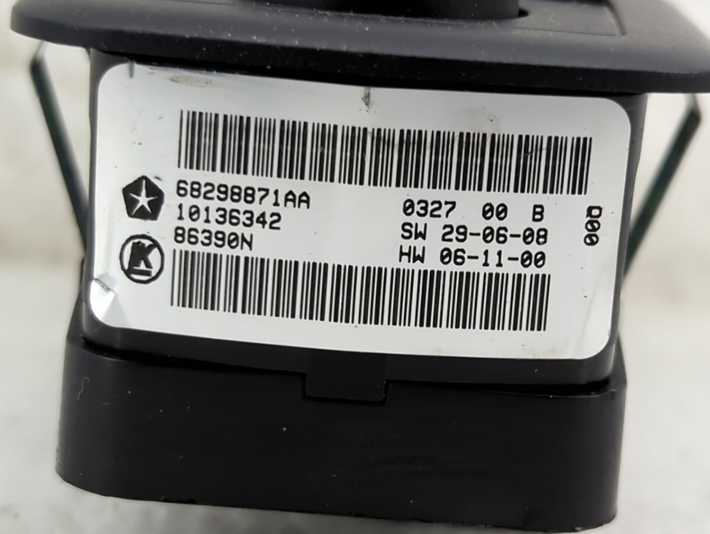 2020 Dodge Caravan Master Power Window Switch Replacement Driver Side Left P/N:68298871AA Fits Fits 2016 2017 2018 2019 OEM 