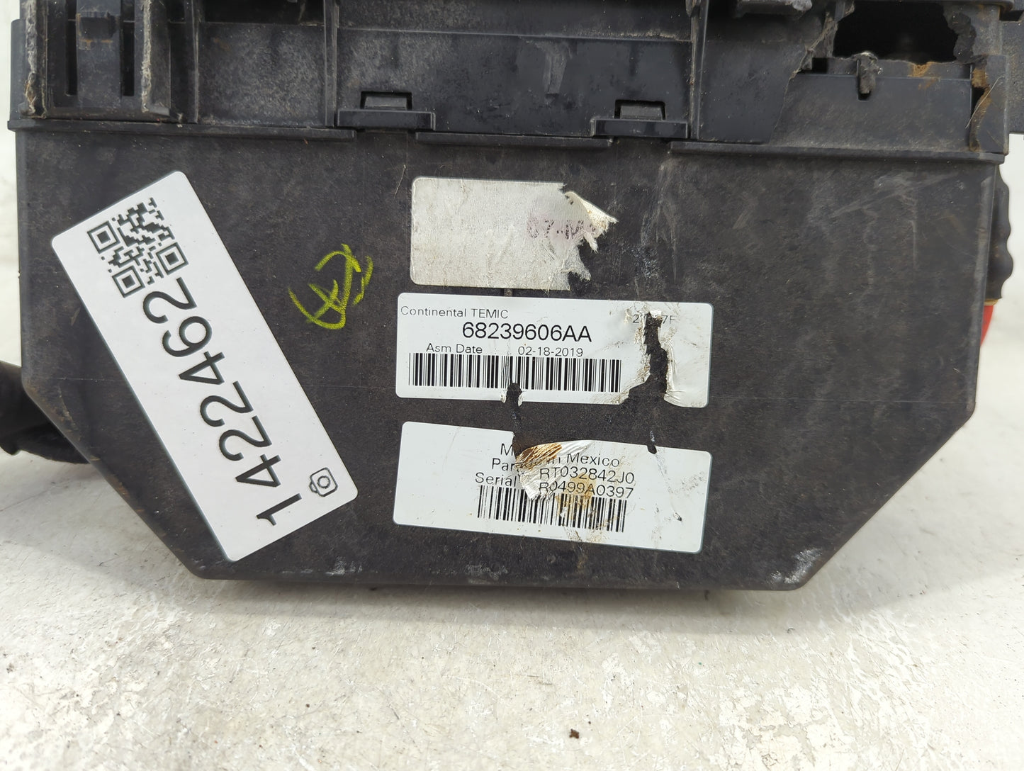 Dodge Caravan Fusebox Fuse Box Relay Module Tipm 68239606aa - Oemusedautoparts1.com