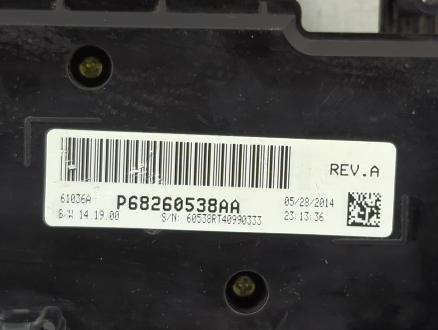 2020 Dodge Caravan Climate Control Module Temperature AC/Heater Replacement P/N:P68260538AA Fits OEM Used Auto Parts - Oemus