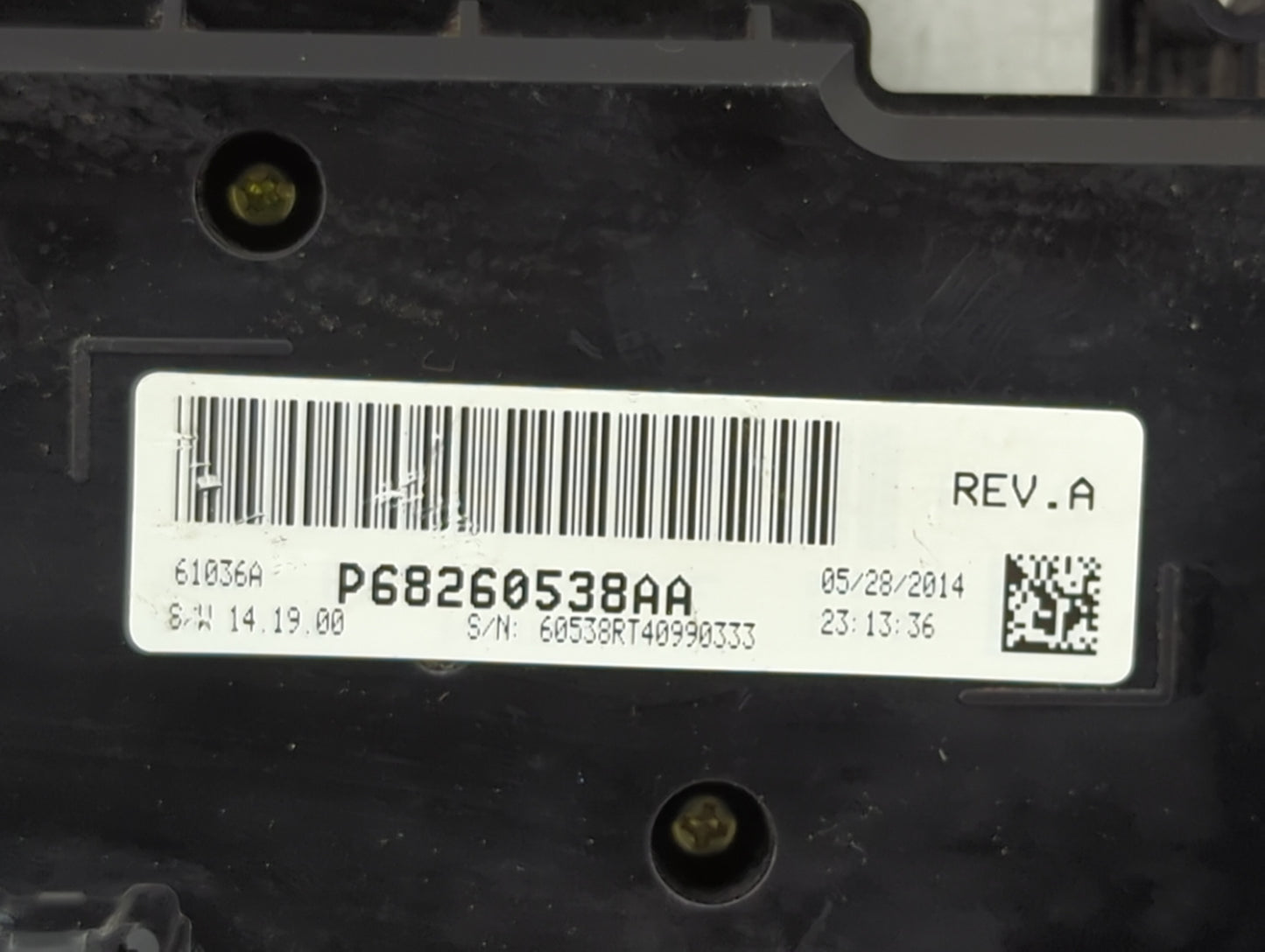 2020 Dodge Caravan Climate Control Module Temperature AC/Heater Replacement P/N:P68260538AA Fits OEM Used Auto Parts - Oemus