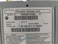 2020 Dodge Caravan Radio AM FM Cd Player Receiver Replacement P/N:P68485778AA Fits Fits 2012 2013 2014 2015 2016 2017 2018 2